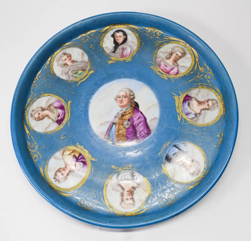 Sevres Porcelain Louis XVI Portrait Charger from auction in Lincoln Park, New Jersey — image 24