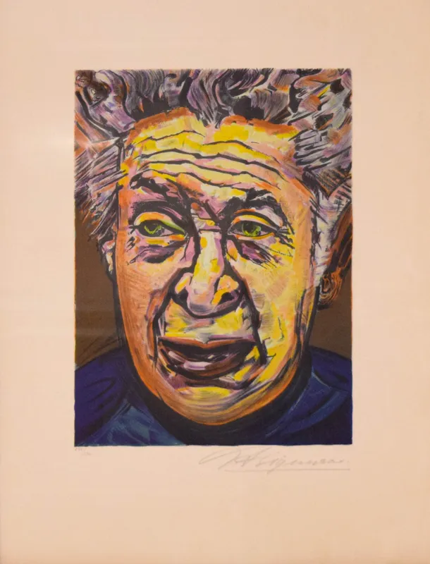 David Alfaro Siqueiros Lithograph Self Portrait from auction in Lincoln Park, New Jersey — image 39