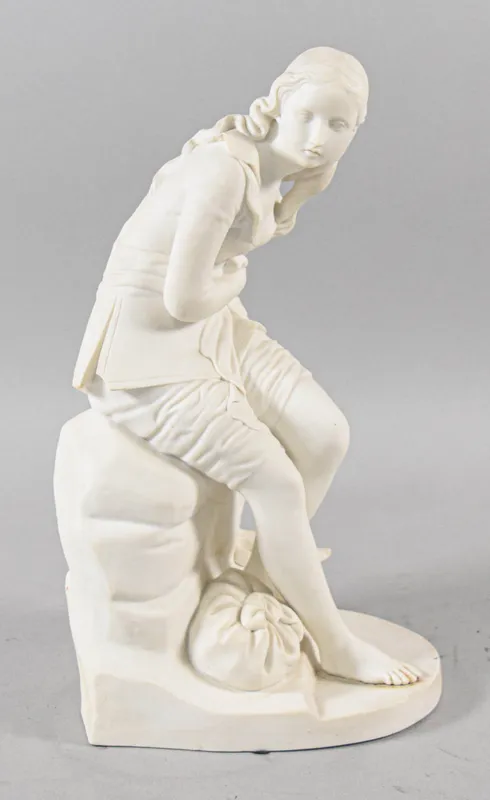 John Bell Parian Ware Porcelain Figurine of Dorothea from auction in Lincoln Park, New Jersey — image 27