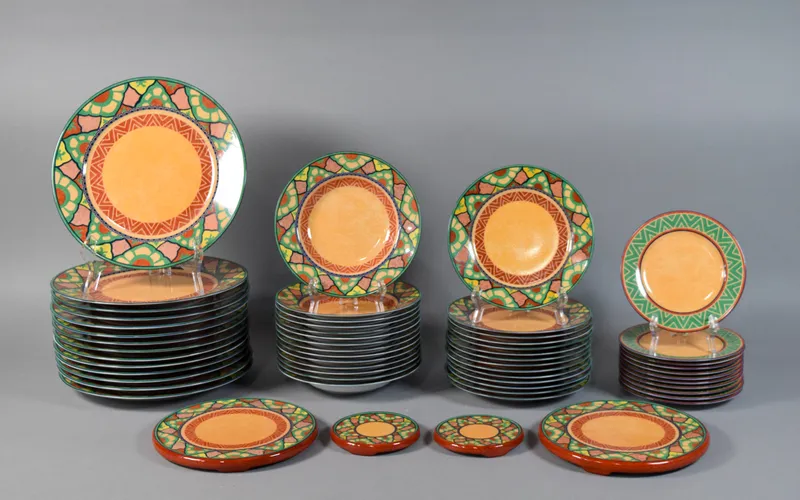 57 Pieces Laure Japy Limoges Ravenne Dinnerware from auction in Lincoln Park, New Jersey — image 48