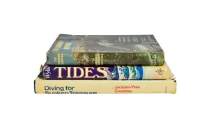3 Undersea Exploration Reference Books from Peter Benchley’s Personal Library