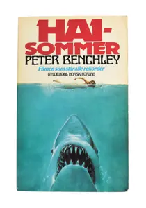 Peter Benchley Jaws Norwegian Softcover Book (Haisommer)