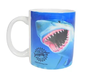 San Diego Shark Diving Ceramic Great White Shark Mug