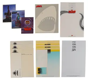 Peter Benchley Production and Promotional Stationery Assortment
