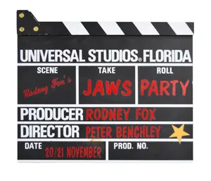 Universal Studios Florida Rodney Fox Jaws Party Clapperboard