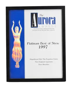 Aurora Awards Paper Certificate Magnificent Fish The Forgotten Giants