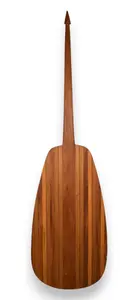 8 Foot Wood Paddle Oar With Arrowhead Pommel