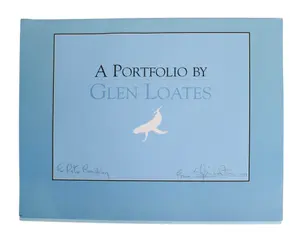 2 Glen Loates Lithographs Marine Life Portfolio, Inscribed to PB