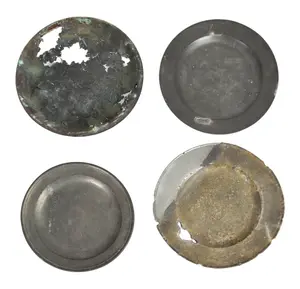 Chinese Export and English Pewter and Copper Alloy Plates
