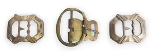 Group of 3 Brass Belt Buckle Underwater Artifacts