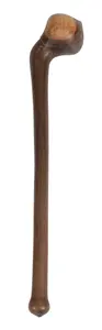 African Hand Carved Hardwood Knobkerrie Club
