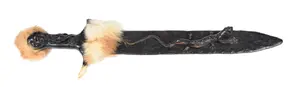 Indian Ethnographic Short Sword and Zoomorphic Scabbard