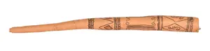 Papua New Guinea Etched Bamboo Tobacco Container