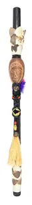 Indigenous Style Carved Wood Blowgun