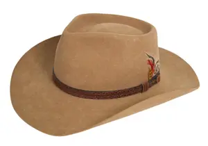 Peter Benchley's Akubra Pure Fur Felt Snowy River Hat