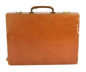 Peter Benchley's R.D. Gomez Leather Attaché Briefcase