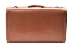 Peter Benchley Monogrammed Hartmann Leather Briefcase