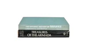 2 Marine Reference Books From Peter Benchley's Personal Library