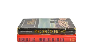 2 Marine Reference Books From Peter Benchley's Personal Library
