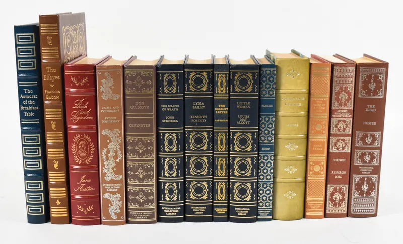14 Easton Press and International Collectors Library Faux and Genuine Leather Bound Books from auction in Lincoln Park, New Jersey — image 37