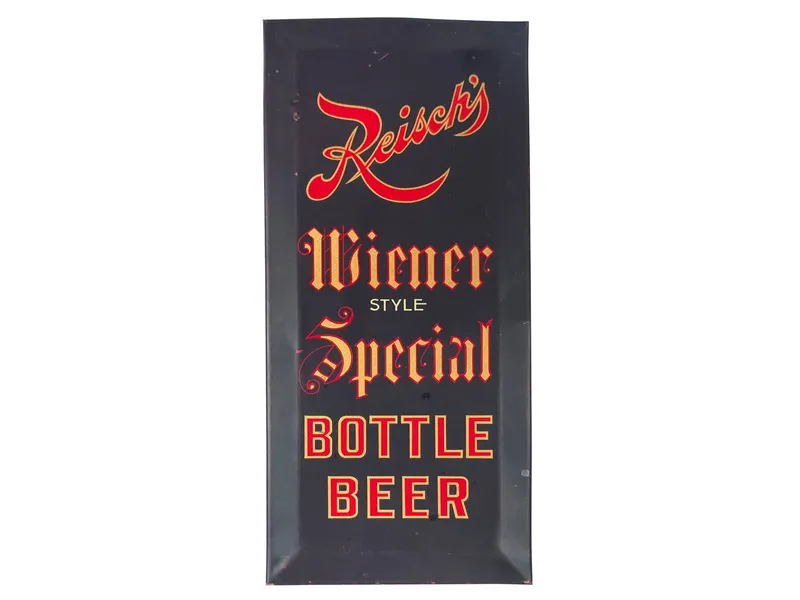 Reisch's Wiener Style Special Bottle Beer Sign from auction in Myakka City, Florida — image 15