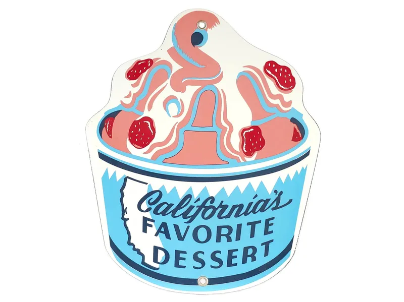 Foster's Freeze California's Favorite Dessert SSP Sign from auction in Myakka City, Florida — image 35
