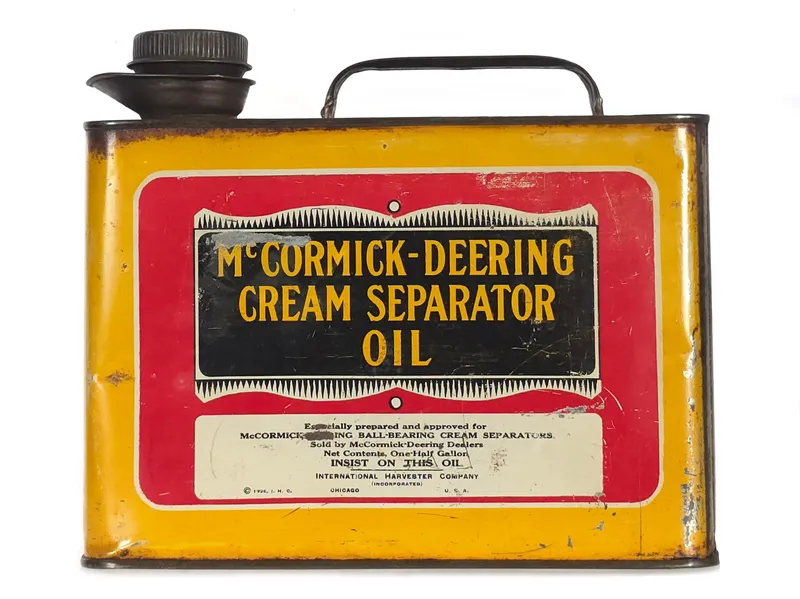 International Harvester McCormick-Deering Crean Separator Oil Can from auction in Myakka City, Florida — image 34