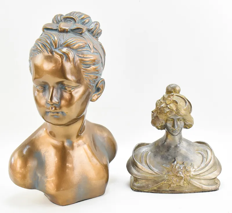 AFTER J.A. HOUDON AND J. CAUSSE BUSTS OF WOMAN from auction in Aurora, Oregon — image 12