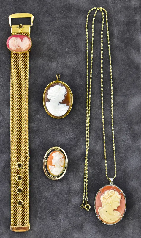 VICTORIAN CAMEO JEWELRY COLLECTION from auction in Aurora, Oregon — image 5