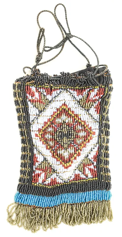 VICTORIAN MICRO-BEADED DRAWSTRING PURSE from auction in Aurora, Oregon — image 14