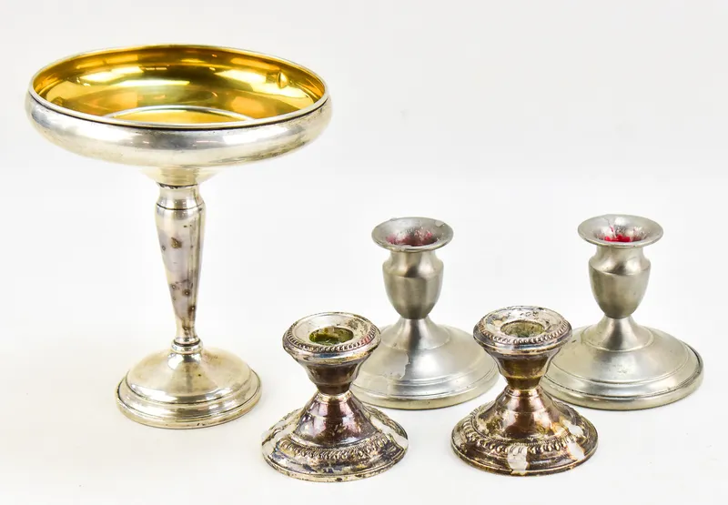 SILVER TABLE DECOR; STERLING & PEWTER from auction in Aurora, Oregon — image 38