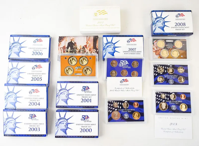 2000-2008 U.S. PROOF SETS from auction in Aurora, Oregon — image 43