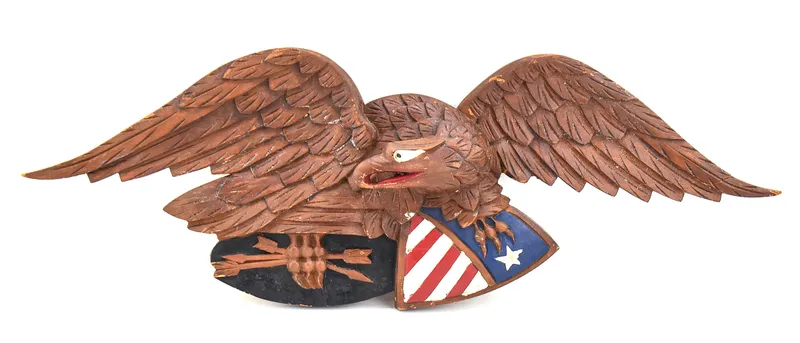 BELLAMY-STYLE LOUISBURG MODEL EAGLE CARVING from auction in Aurora, Oregon — image 12