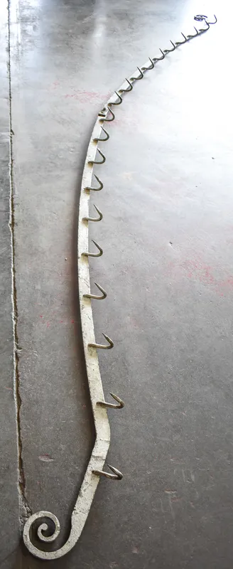 STEEL BUTCHER SHOP MEAT RACK from auction in Aurora, Oregon — image 22
