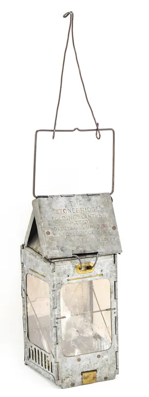 C.H. STONEBRIDGE MANUFACTURING COMPANY "STONEBRIDGE FOLDING LANTERN" from auction in Aurora, Oregon — image 31