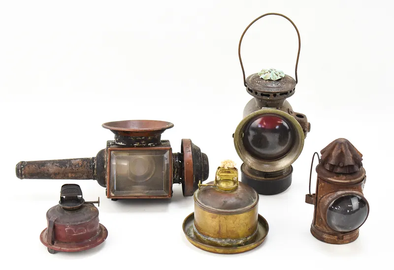 LANTERNS AND LANTERN FONTS ASSORTMENT: DIETZ, PERKINS, BRISTOL from auction in Aurora, Oregon — image 33