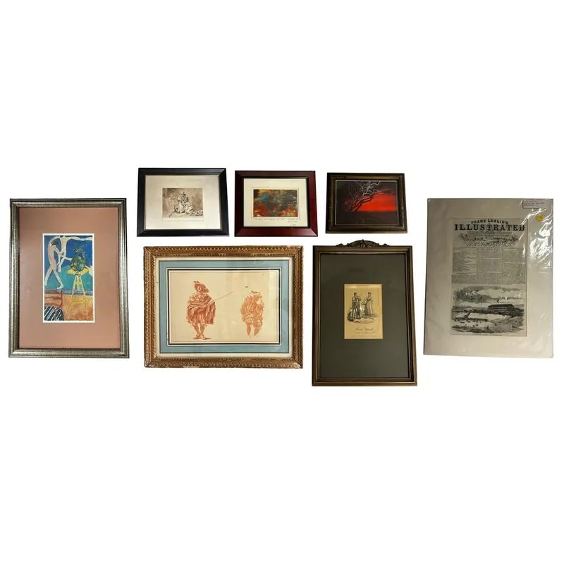 Lot of 6 Artwork Prints Incl. Matisse & Rembrandt from auction in East Meadow, New York — image 10