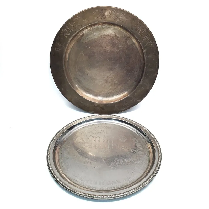 Judaica Lot of 2 Trays from auction in East Meadow, New York — image 14