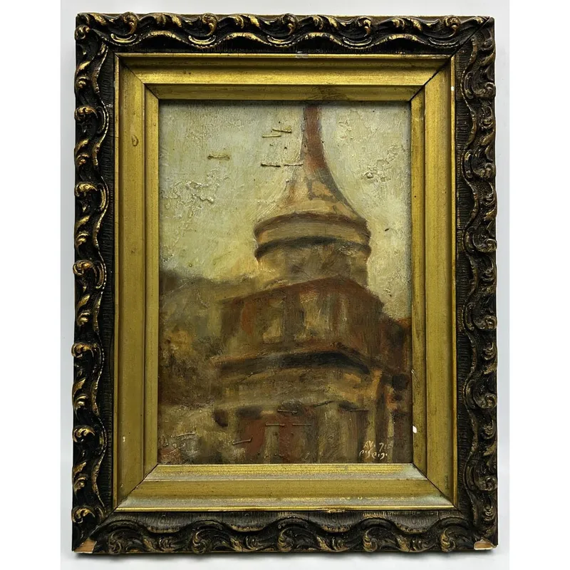 Avi Schwartz, Romanian (b.1938) Oil Painting from auction in East Meadow, New York — image 20