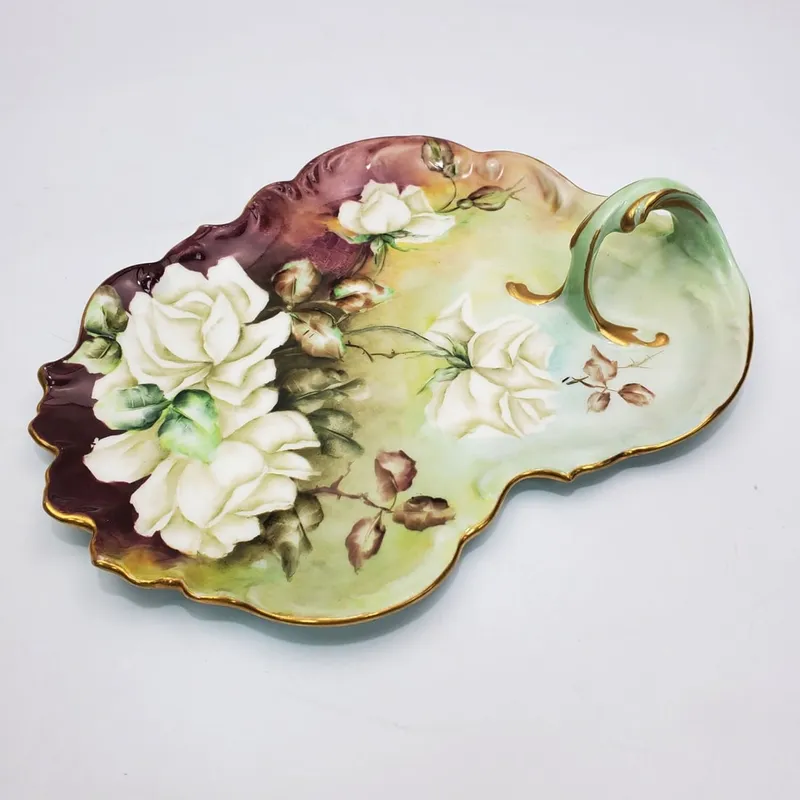 Antique French T&V Limoges  Porcelain Vanity Tray from auction in East Meadow, New York — image 25