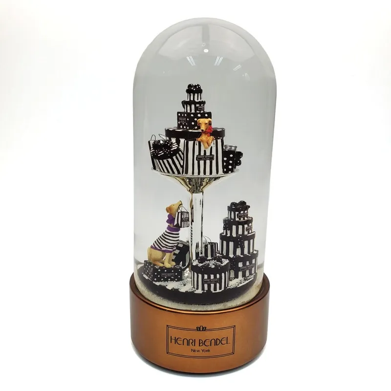 2010 Henri Bendel "Puppy Martini" Snowglobe from auction in East Meadow, New York — image 26