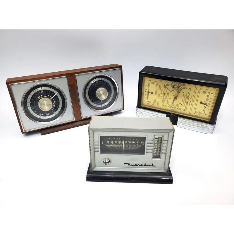 Lot of 3 Vintage Weather Forecasting Instruments from auction in East Meadow, New York — image 30