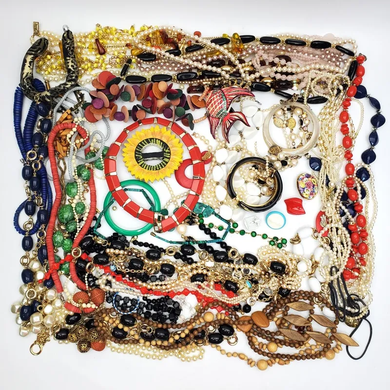 Large Bag of Untested Costume Jewelry from auction in East Meadow, New York — image 10