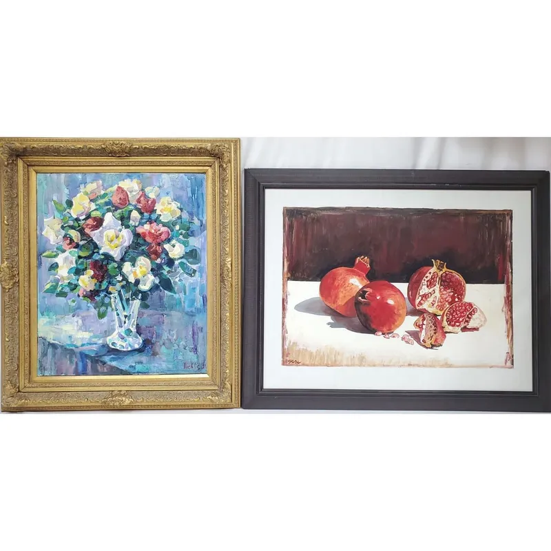 2 Signed Framed Oil Paintings on Canvas from auction in East Meadow, New York — image 20