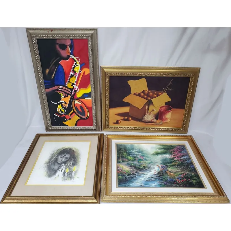 4 Vintage Framed Works of Art from auction in East Meadow, New York — image 19