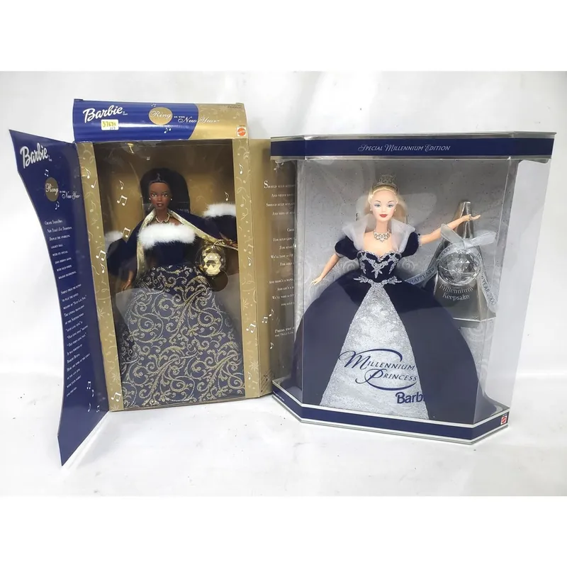 Lot of 2 Collectible New Year Barbie Dolls from auction in East Meadow, New York — image 22