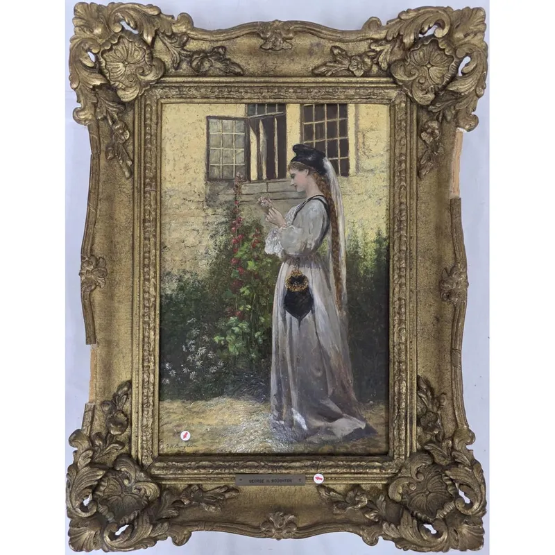 Geaorge H. Boughton, British (1833-1905) Painting from auction in East Meadow, New York — image 21