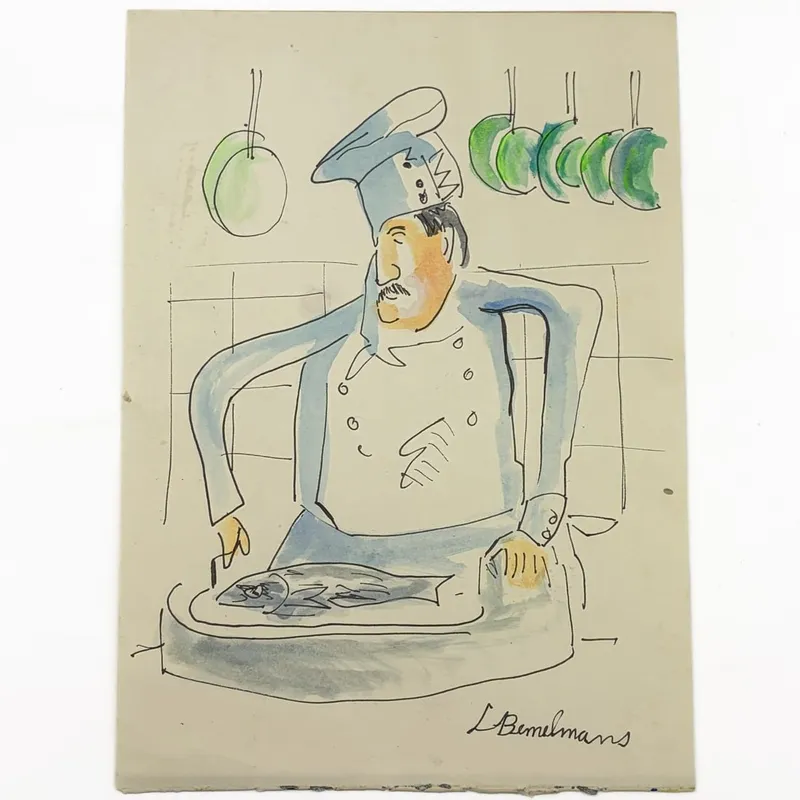 Ludwig Bemelmans, Hungarian (1898-1962) Attrib. from auction in East Meadow, New York — image 24