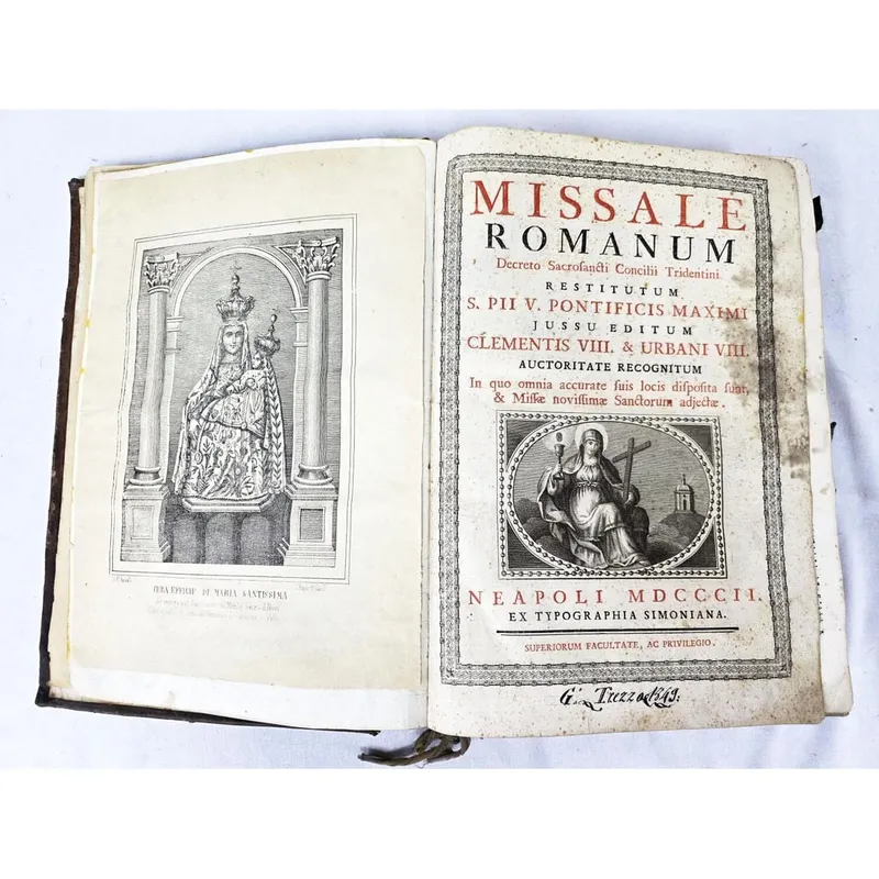 Early Antique Missale Romanum Book Circa 1860s from auction in East Meadow, New York — image 30