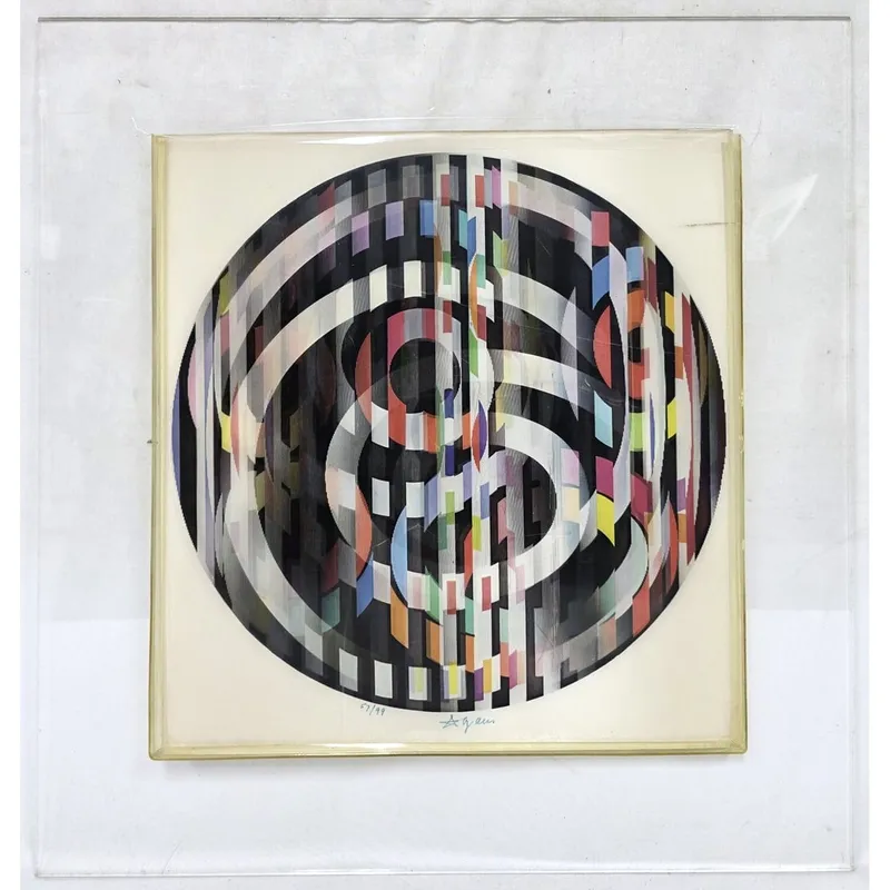 Yaacov Agam, Israeli (1928-2026) Agamograph from auction in East Meadow, New York — image 36